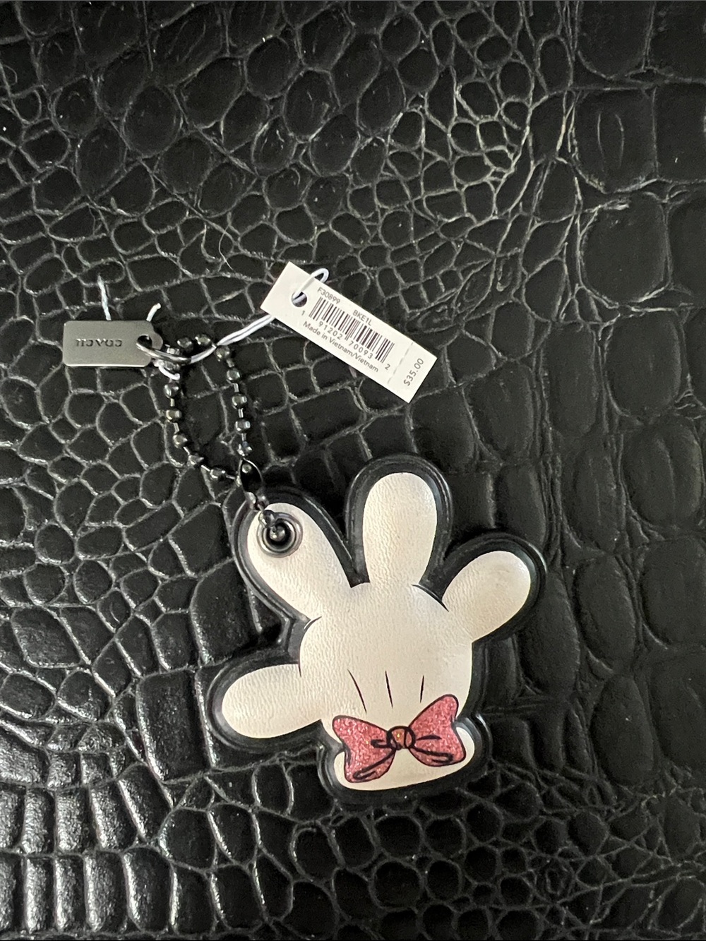 Coach x Disney Minnie Beas Chain Key Fob